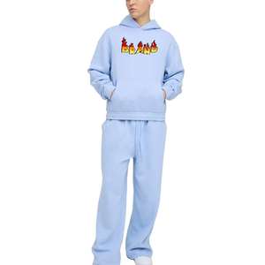 Venta al por mayor personalizado de alta calidad 100% algodón propio logotipo chándal ropa de entrenamiento para correr casual invierno OEM Jogging chándal para hombres - Product Image 5