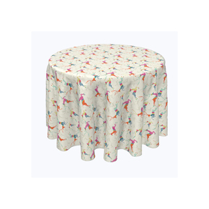 Offre Spéciale 100% Coton Matériel Conception Personnalisée Brodé De Luxe Nappes De Fête De Mariage avec Logo Personnalisé - Product Image 4