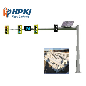 Poste de Señalización de Tráfico Galvanizado de Acero <span class=keywords><strong>para</strong></span> Exteriores con Cámara CCTV, Monitor y Luz LED <span class=keywords><strong>para</strong></span> Carreteras, Jardines y Uso en Calles - Product Image 5
