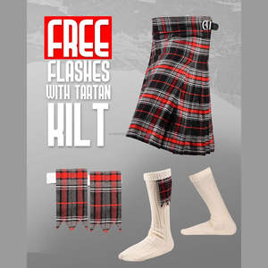 Kilt écossais pour homme, esprit de Bruce, tartan, acrylique, laine, longueur standard, anti-froissement, meilleur kilt en vente en gros, 2026 - Product Image 4