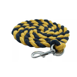 Long <b>Lead</b> <b>Rope</b> Brass with Solid Customized Heavy Duty Super Soft Cotton 10 Foot Horse Riding - Product Image 4
