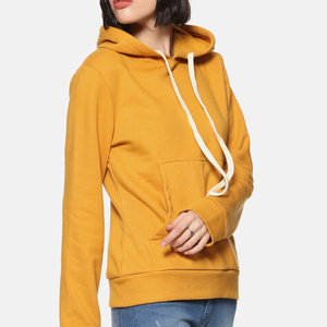 2025 meilleur Style femmes pull à capuche décontracté coton Polyester fabriqué de haute qualité tissu éponge OEM avant Logo vente en ligne - Product Image 2