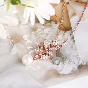 Collier élégant en argent sterling avec perle de culture Jeulia - Product Image 6