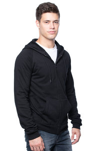 Organic Cotton Fleece Full Front Zip Hoodie for Men - Made in USA by Custom Apparel - Xs - 2x Hoodies - Product Image 2