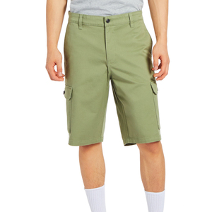 Nouveau 2025 à la mode en plein air Streetwear multi-poches hommes Shorts 100% coton Denim coupe ample vert Olive Cargo Shorts pour hommes - Product Image 3