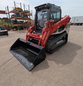 จัดส่งฟรี TAKEUCHI TL12v2 รถตักล้อยางแบบสกิดสเตียร์ ได้รับการรับรอง EPA CE เครื่องยนต์ Kubota 111 แรงม้า กระบอกไฮดรอลิก Huade มอเตอร์ปั๊ม เกียร์ - Product Image 1