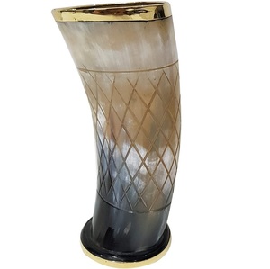 High Quality Natural Viking Drinking Buffalo Horn Whisky and Beer <b>Glass</b> Drinking Real Horn <b>Vintage</b> - Product Image 1