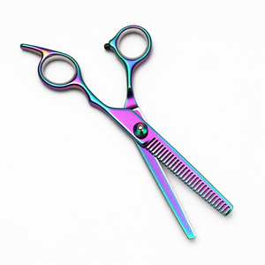 กรรไกรตัดขนสัตว์เลี้ยงสแตนเลสโค้ง-มืออาชีพอเนกประสงค์พกพาสะดวก - Product Image 6
