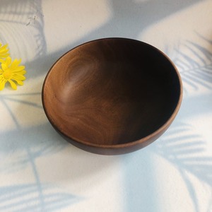 Saladier en bois naturel Ensemble rond Bol à fruits en bois d'acacia pour le service au restaurant, fait à la main du Vietnam - Product Image 2