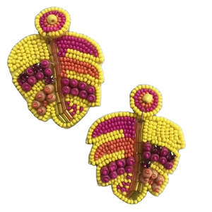 ต่างหูปักลายกระบองเพชรประดับลูกปัด ดีไซน์ใหม่ สไตล์โบฮีเมียน หลากสี แฟชั่นเครื่องประดับสำหรับผู้หญิง - Product Image 6