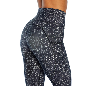 Legging de Yoga pour femmes, Camouflage, taille haute, Fitness, Capri, avec poche, personnalisé, Spandex, Polyester, séchage rapide, respirant - Product Image 6