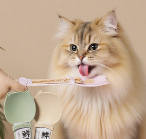 Cuchara Moderna Plegable y Ecológica de Plástico para Comida y Golosinas para Gatos - Product Image 2