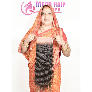 Cheveux humains vierges indiens de haute qualité 2025, fermeture ondulée, douce et soyeuse, non traités, aspect naturel, 10 à 32 pouces, prix de gros - Product Image 5