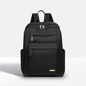 Fashionable On-Campus <b>Backpack</b> Water-Resistant Oxford Material <b>Strap</b> Carrying System Zipper for Daily Travel Outdoor Adventures - Product Image 1