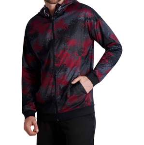 2024 Otoño Invierno hombres/mujeres sublimación Sudadera con capucha tela de punto de alta calidad cremallera completa de talla grande ropa suministro al por mayor - Product Image 5