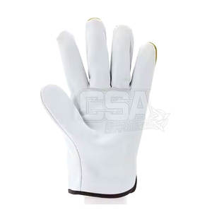 Gants de mécanicien en cuir léger de couleur unie à vendre Gants de mécanicien en cuir de conception personnalisée vêtements de travail - Product Image 2