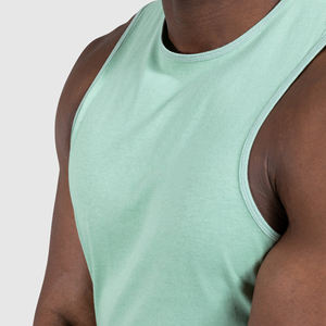 Men's New Fitness Clothing Breathable Quick-Drying <b>Sleeveless</b> Vest O-Neck Collar Sweat-Absorbent Print Design <b>Sleeveless</b> <b>Tshirt</b> - Product Image 4