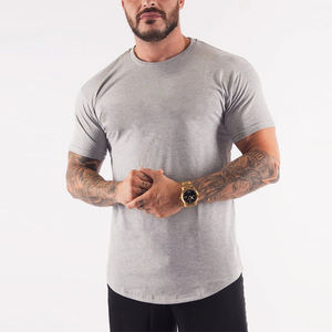 Cómoda Camiseta de algodón suave con cuello redondo para hombre, logotipo personalizado, diseñador impreso, secado rápido, peso pesado, recortada, patrón de letras superiores - Product Image 4