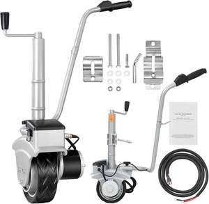 Cric électrique 12V 5000 lb 350W pour remorque, déplaceur de véhicule avec levage maximal - Product Image 1