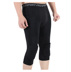 High-<b>Performance</b> Padded Compression Pants Football Tights with <b>Protective</b> Padding Men Compression Pants for Men - Product Image 3