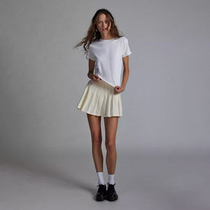 Camiseta de longitud corta para mujer, 100% de algodón, camisetas con estampado gráfico personalizado, ropa de calle, moda holgada, informal, estilo urbano, Top con cuello redondo - Product Image 2