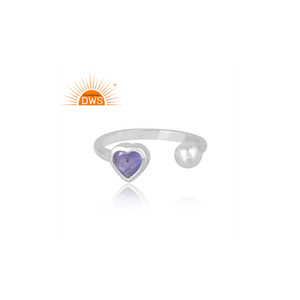 <b>Unique</b> Design 925 Sterling Silver Natural Tanzanite Gemstone Ring Custom Jewelry <b>For</b> Women <b>Gift</b> <b>For</b> <b>Her</b> - Product Image 2