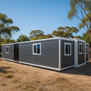 <span class=keywords><strong>Casa</strong></span> Prefabricada de Acero de Alta Calidad de 40 pies, Estilo Barndominium, Casas Modulares Modernas para Vida <span class=keywords><strong>Rural</strong></span> en Granjas y Ranchos - Product Image 2