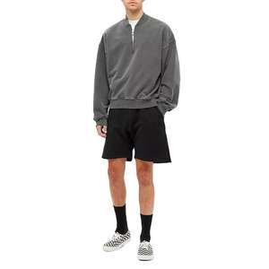 Sudadera con Capucha Personalizada para Hombre, Estilo Jogging, Media Cremallera, Cuello Alto Simulado, Sudadera de Forro Polar, Sudadera con Cremallera 14, Precio al por Mayor - Product Image 3