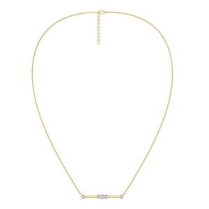 Collar con colgante de diamante cultivado en laboratorio de corte redondo de 0,12 quilates, joyería de oro o plata, regalo para su joyería de diamante cultivado en laboratorio - Product Image 2