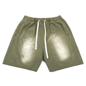 Pantalones cortos de lavado ácido para hombre de diseño personalizado, mejor precio al por mayor, más vendidos, ropa informal, tamaño adulto, pantalones cortos de lavado ácido para hombre con color personalizado - Product Image 1