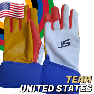 High Quality Genuine Leather with multi shaded design Baseball & <b>Softball</b> Bating Gloves ODM OEM Service Adult Sale kids batting - Product Image 4