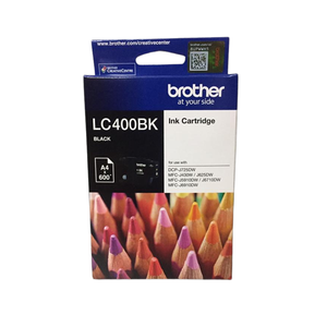 บราเดอร์ LC400 สีดำสำหรับตลับหมึกคุณภาพสูง สี BK เพื่อประสิทธิภาพสูงสุด - Product Image 1