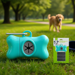 Dispensador + 3 Rollos de Bolsas, Separador en Forma de Hueso para Perros, Producto para la Eliminación de Desechos de Mascotas - Product Image 3