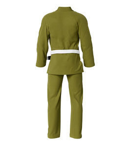 100% algodón Jiujitsu uniforme DOBLE TEJIDO Bjj Judo Gi Kimono algodón Judo traje Judo uniforme - Product Image 4