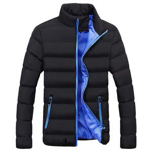 Veste matelassée chauffante d'extérieur pour hommes, design uni, respirante, vestes matelassées d'hiver pour hommes - Product Image 3