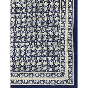 King Size 100% Cotton Hand Block Printed Double Bedsheet Pillow Covers Eco-Friendly Floral <b>Comforter</b> <b>Set</b> for Home 3pcs <b>Set</b> - Product Image 2