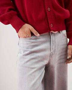 Pantalon en jean pour homme, taille mi-haute, coupe droite, motif 3D, respirant, lavé, en élasthanne/coton, style formel et décontracté, Vietnam - Product Image 3