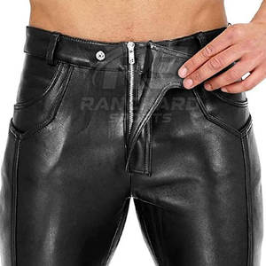 Pantalones de Cuero para Hombre, Atuendo Clásico y Elegante, Pantalones de Cuero para Hombre, Material Duradero y Moderno, Pantalones de Cuero para Hombre - Product Image 6