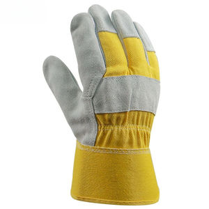 Guantes de Trabajo Industriales de Cuero Vacuno Resistentes, Resistentes al Calor, Resistentes a los Cortes, Antivibración para Soldadura y Seguridad - Product Image 4