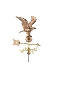Girouettes en cuivre détaillées à la main avec sculpture animalière parfaites pour les toits de jardin vintage et les granges - Product Image 2
