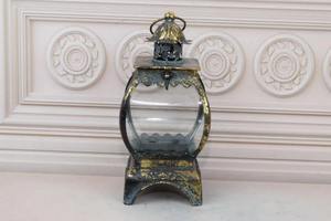 Portavelas Vintage con Forma de Linterna, Elegante Adorno Ideal para Mesa de Comedor, Estantes, Entrada y Esquinas, Venta al por Mayor desde India - Product Image 5