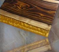 Planches à découper en bois de résine époxy multicolore de qualité supérieure planche à fromage en résine de style écologique maison hôtel cuisine charcuterie