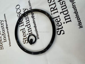 ปลอกคอไทเทเนียมสแตนเลสสตีลพร้อมโอริงแบบ Eternity Bondage สีดำสำหรับผู้ใหญ่ แฟชั่น BDSM สีตามสั่ง ขนาด 8 มม. พร้อมปลอกแขน - Product Image 5