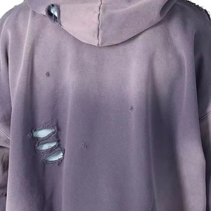 เสื้อฮู้ดดี้สไตล์ดิสเทรสแบบใหม่ล่าสุด ออกแบบโลโก้เองได้ เสื้อฮู้ดดี้ดิสเทรสขายดีที่สุด ผลิตจากผ้าฝ้าย - Product Image 6