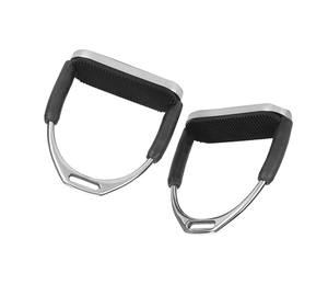 Recién llegado, estribos de aluminio para montar a caballo, empuñadura de seguridad de banda ancha ajustable ligera, fabricante de exportación OEM - Product Image 2