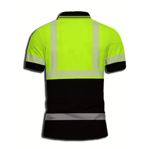 Hi Vis <b>Safety</b> Polo Shirts High Visibility Reflective Polo Shirts Work Short Sleeve <b>Safety</b> Shirts for Men - Product Image 6
