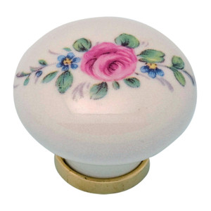 Pomoli in Porcellana Tondo con Base F/20 (pz.2) - Product Image 1