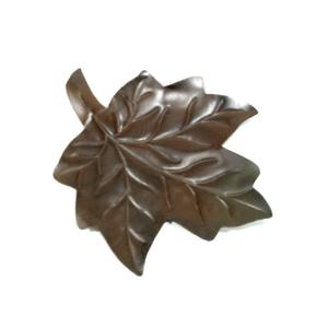 Plato de diseño de hoja moderno de aleación de Metal de lujo plato de mesa comedor postre y aperitivos plato de servicio de comida - Product Image 6