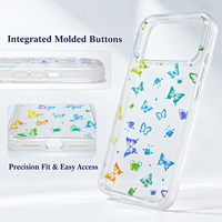 Étui de téléphone magnétique IMD électroplaqué TPU+TPE pour 18 18 Air 18 Pro 18 Pro Max Anti-empreintes digitales Antichoc Coussin d'air
