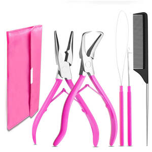 Kit de Alicates para Extensiones de Cabello Directo de Fábrica, Juego de Herramientas Profesionales para Extensiones de Cabello, Kit de Alicates para Extensiones de Cabello de Grado Salón - Product Image 2